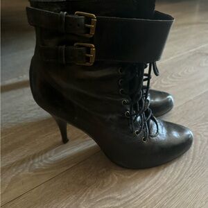 Joie high heel Combat Boot